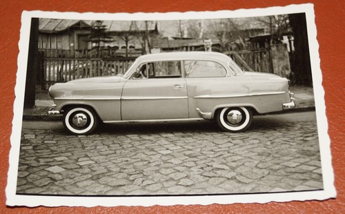 Altes privat foto - sw, opel