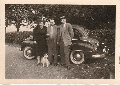 Vintage foto familie mit - vintage,