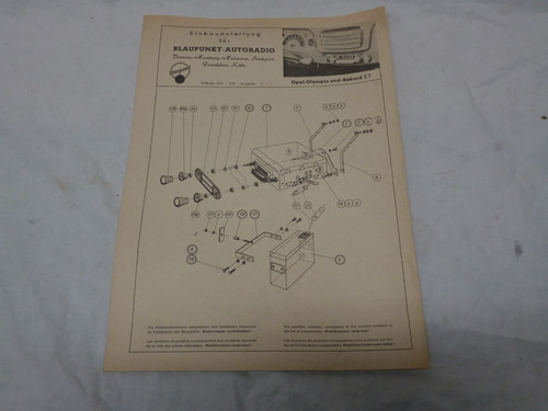 Einbauanleitung für blaupunkt - einbauanleitung,