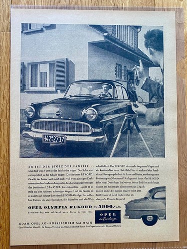 Opel olympia rekord - rekord, oldtimer