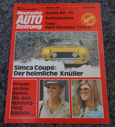 Auto zeitung 1970 - auto, opel