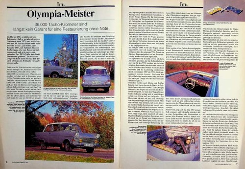 Oldtimer praxis 1991 opel - praxis, 03/1991