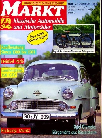 Oldtimer markt 1991 - 1), 12/1991