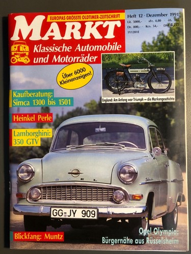 Oldtimer markt 1991 - oldtimer,